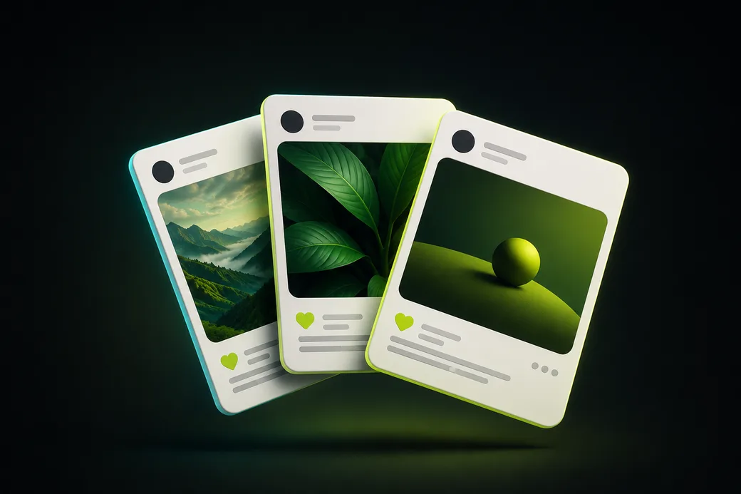 Three ready-made social media posts